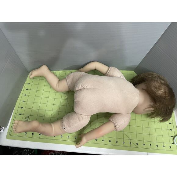 Kaydora Lifelike Realistic 20” Inch Handmade Vinyl Girl Baby Doll Rooted Hair - Picture 3 of 13